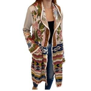 johnny was jora duster in ecru Size large